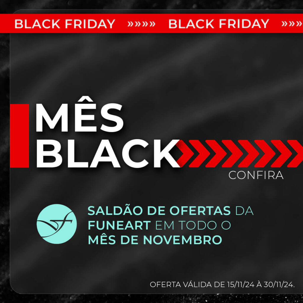 Black friday de artigos funerários