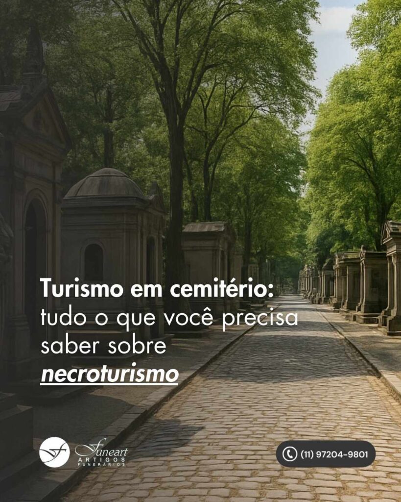 Turismo em cemitério é uma tendência real. Veja o que precisa saber.