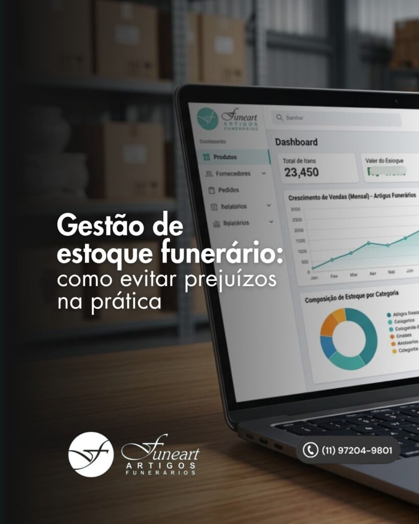 Descubra a importância da gestão de estoque funerário para evitar prejuízos