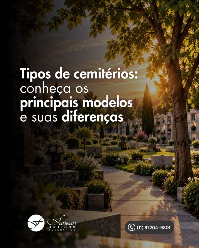 Quais tipos de cemitério existem?